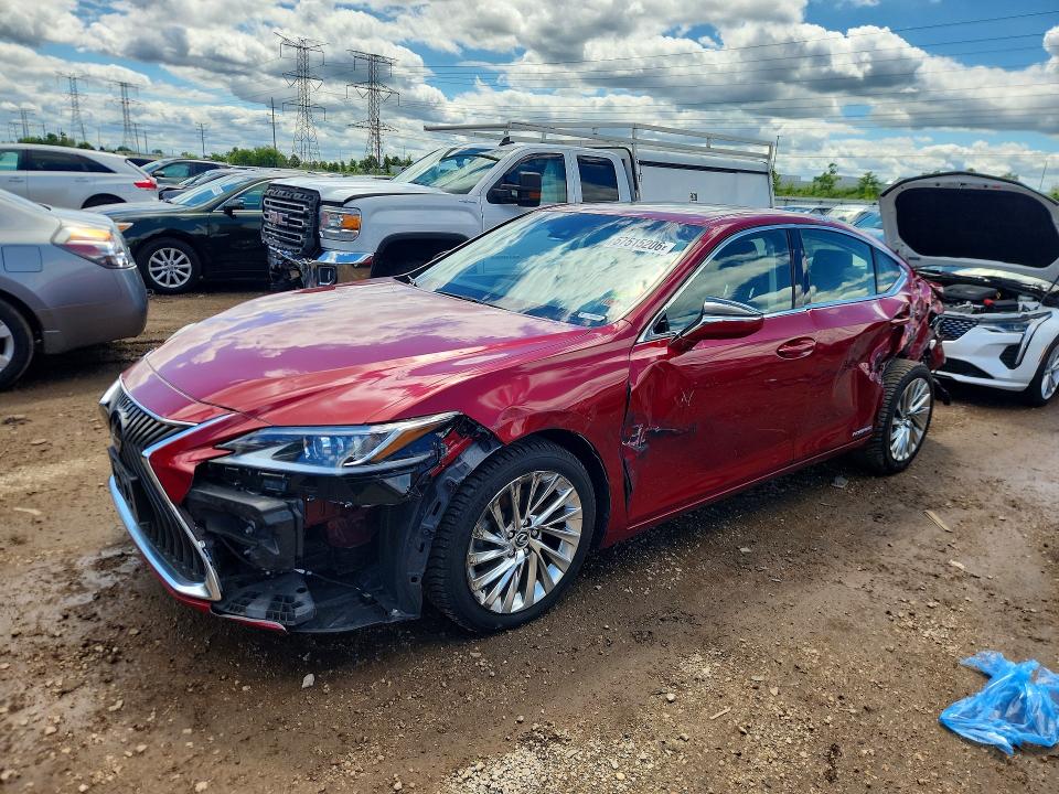 LEXUS ES 2019 with VIN JTHB21B19K2038119 - Photo from auction