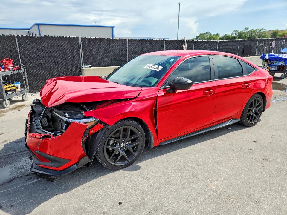 HONDA CIVIC 2022 with VIN 2HGFE2F57NH533557 - Photo from auction