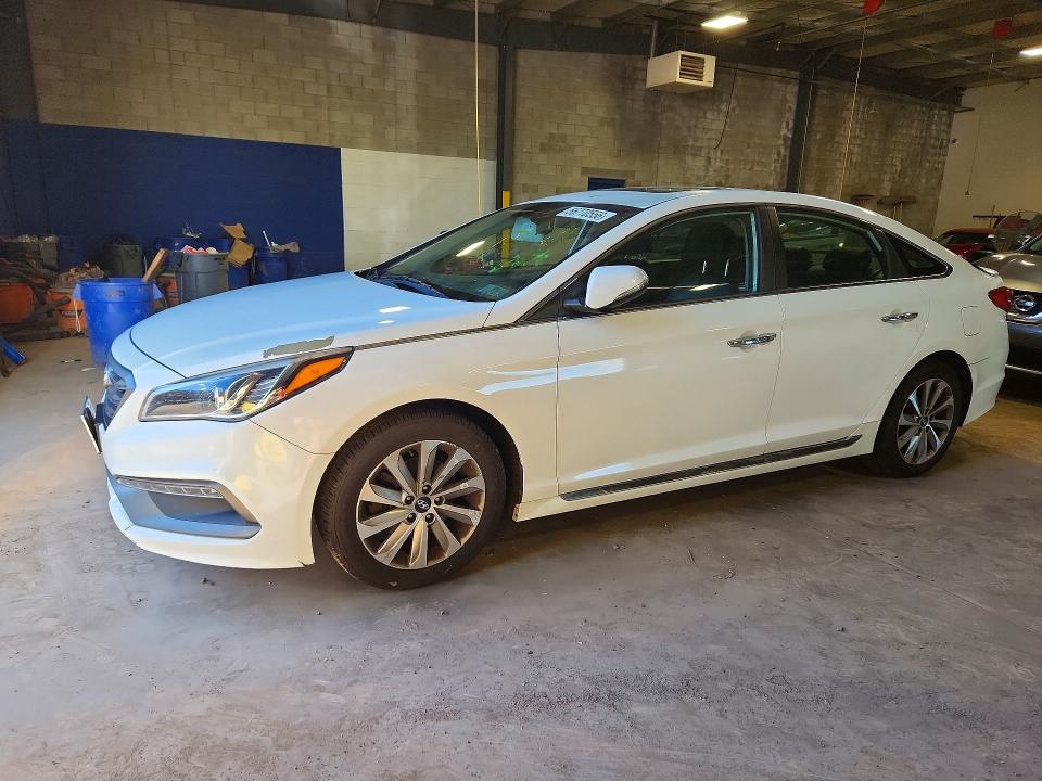 HYUNDAI SONATA 2017 with VIN 5NPE34AF3HH463594 - Photo from auction