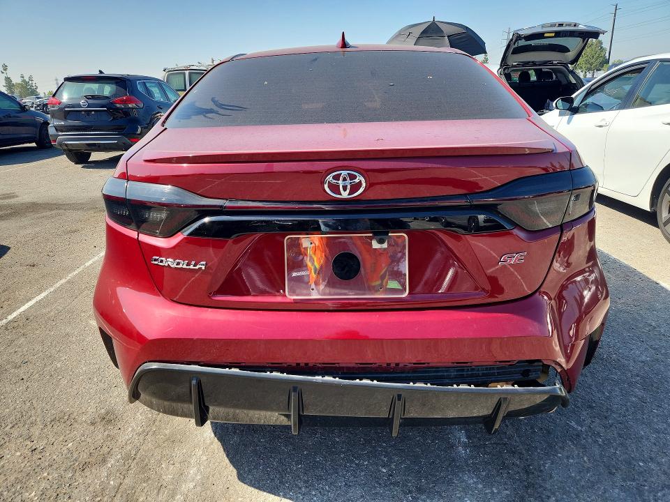 Photo 6 from auction – 2024 TOYOTA COROLLA with VIN 5YFS4MCE5RP198895