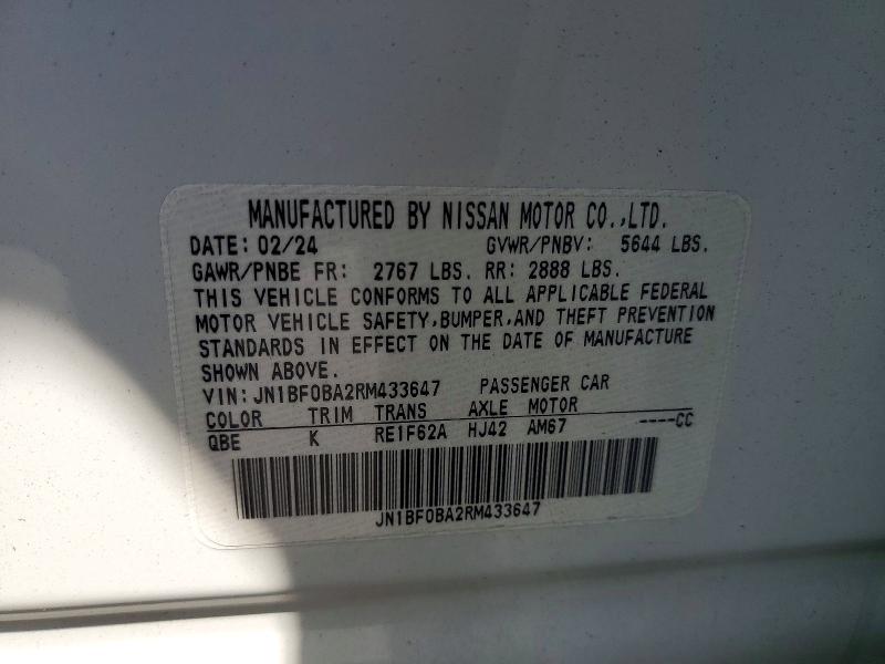 Foto 14 de la subasta – 2024 NISSAN ARIYA con VIN JN1BF0BA2RM433647
