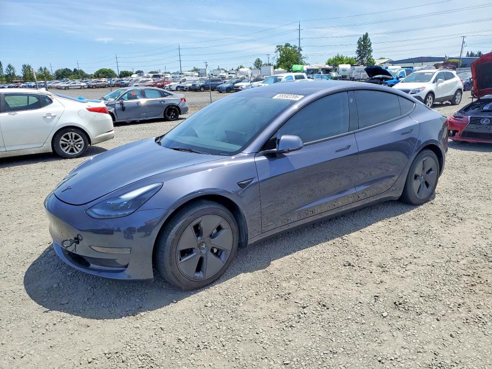 TESLA MODEL 3 2023 with VIN 5YJ3E1EAXPF453253 - Photo from auction