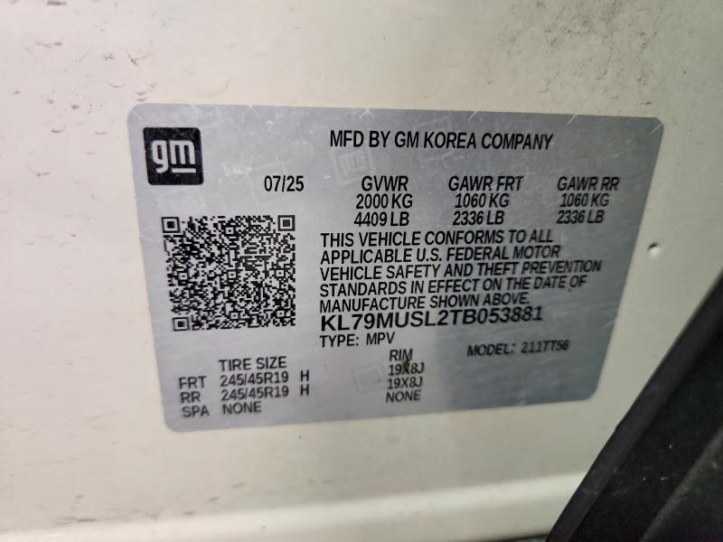 Photo 14 from auction – 2026 CHEVROLET TRAILBLAZER with VIN KL79MUSL2TB053881