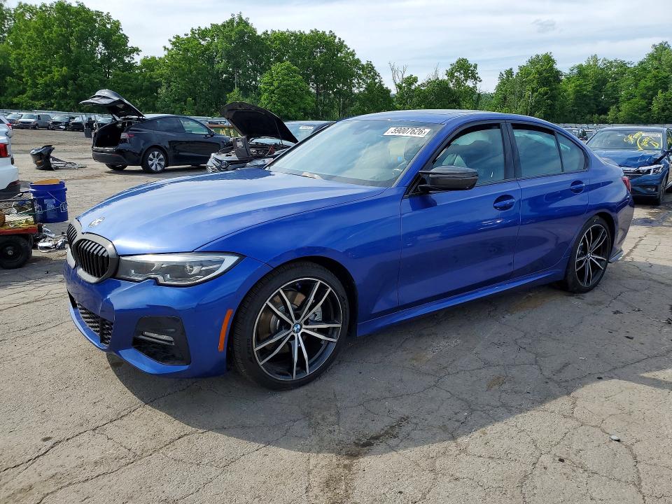 BMW 330I 2020 with VIN 3MW5R1J00L8B40976 - Photo from auction