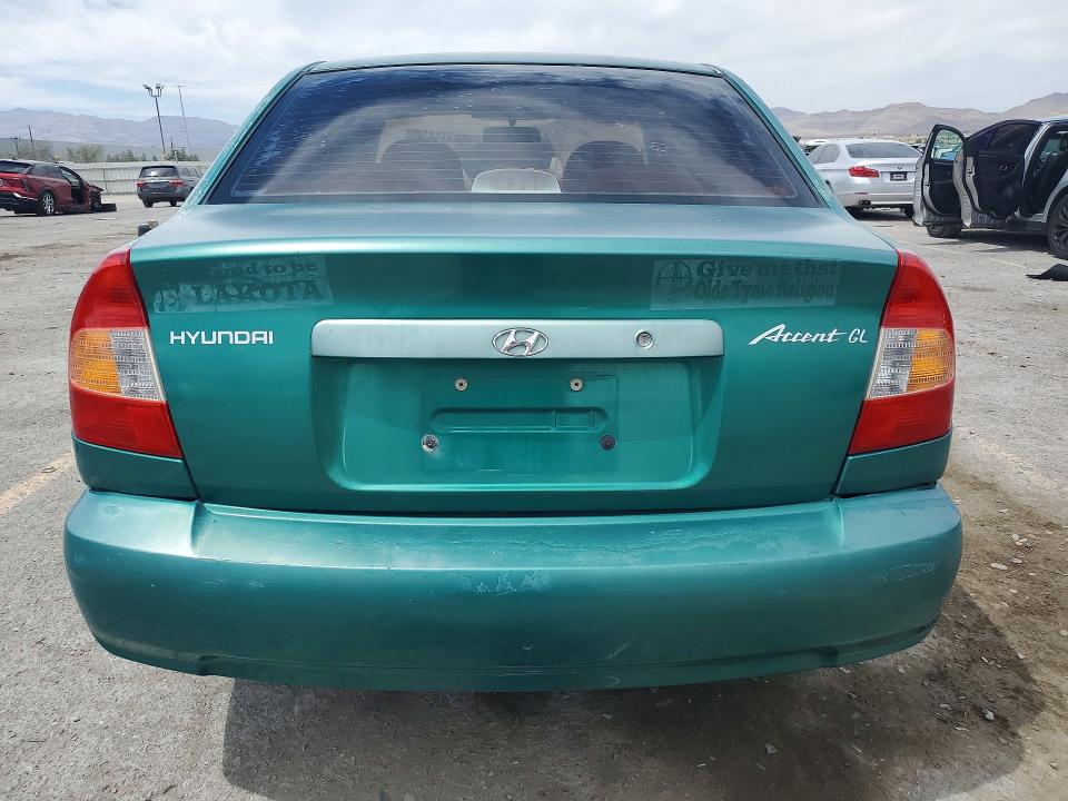 Photo 6 from auction – 2001 HYUNDAI ACCENT with VIN KMHCG45C81U178604