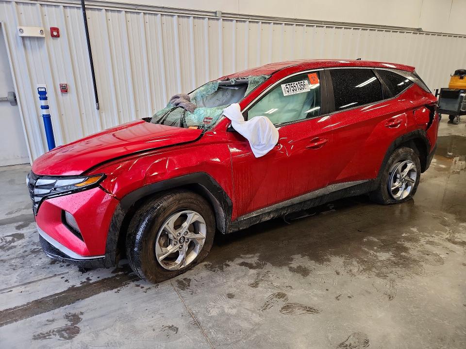 Photo 1 from auction – 2022 HYUNDAI TUCSON with VIN 5NMJACAE4NH056916