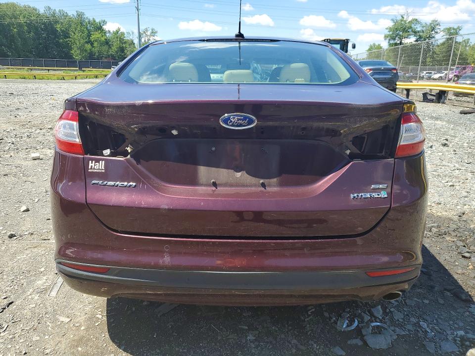 Zdjęcie 6 z aukcji – 2013 FORD FUSION z VIN 3FA6P0LU8DR266138