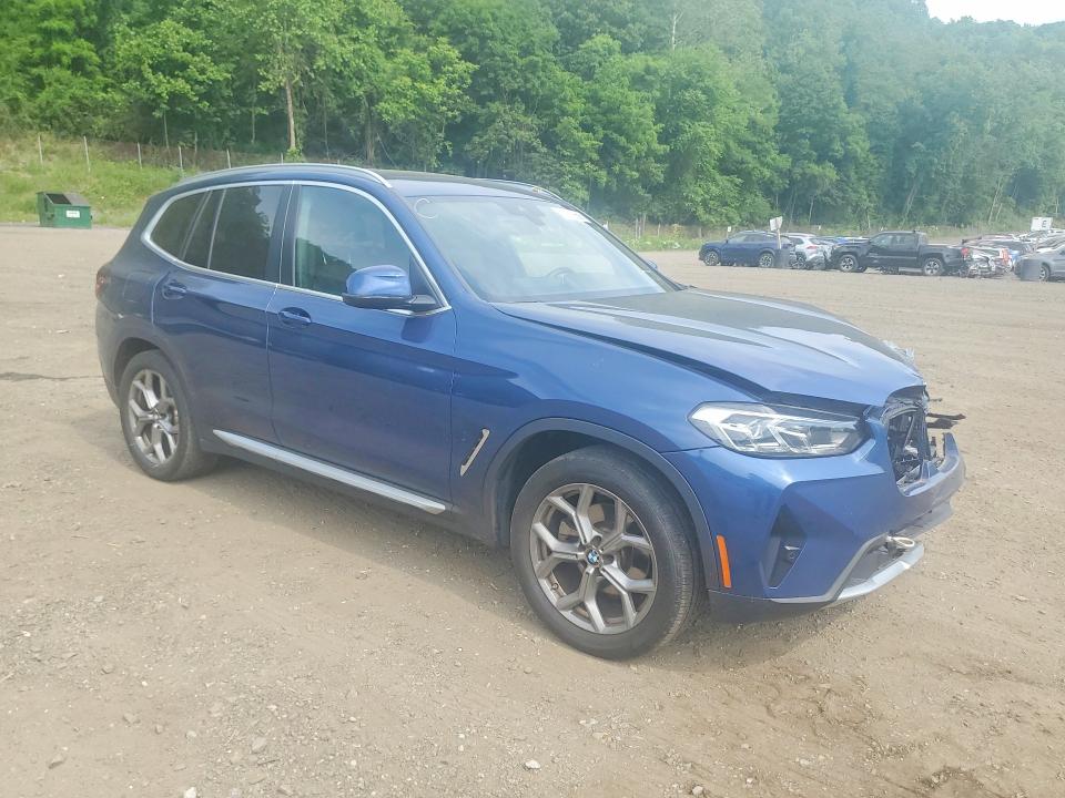 Photo 4 from auction – 2022 BMW X3 with VIN 5UX53DP01N9J37525
