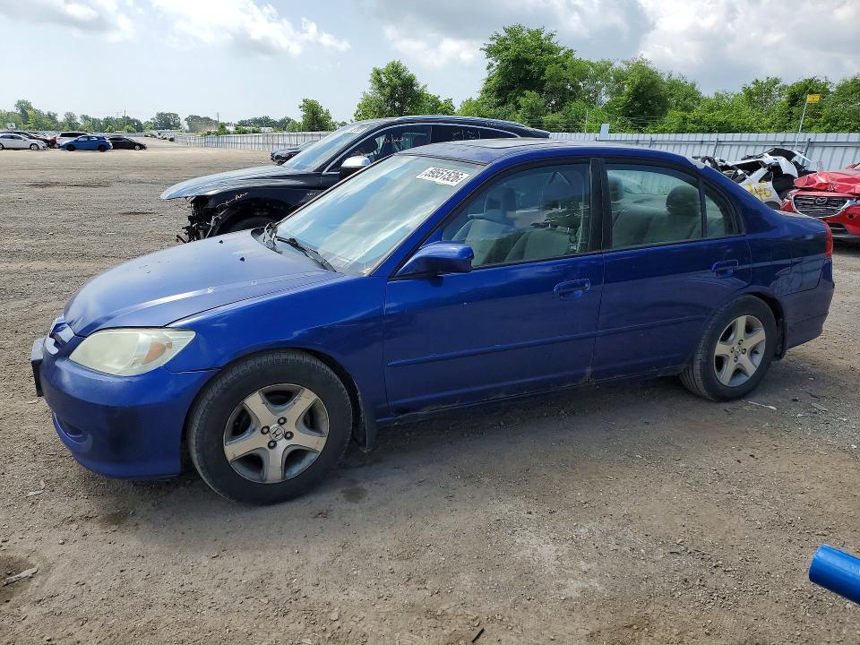 Photo 1 from auction – 2005 HONDA CIVIC with VIN 2HGES16825H019768