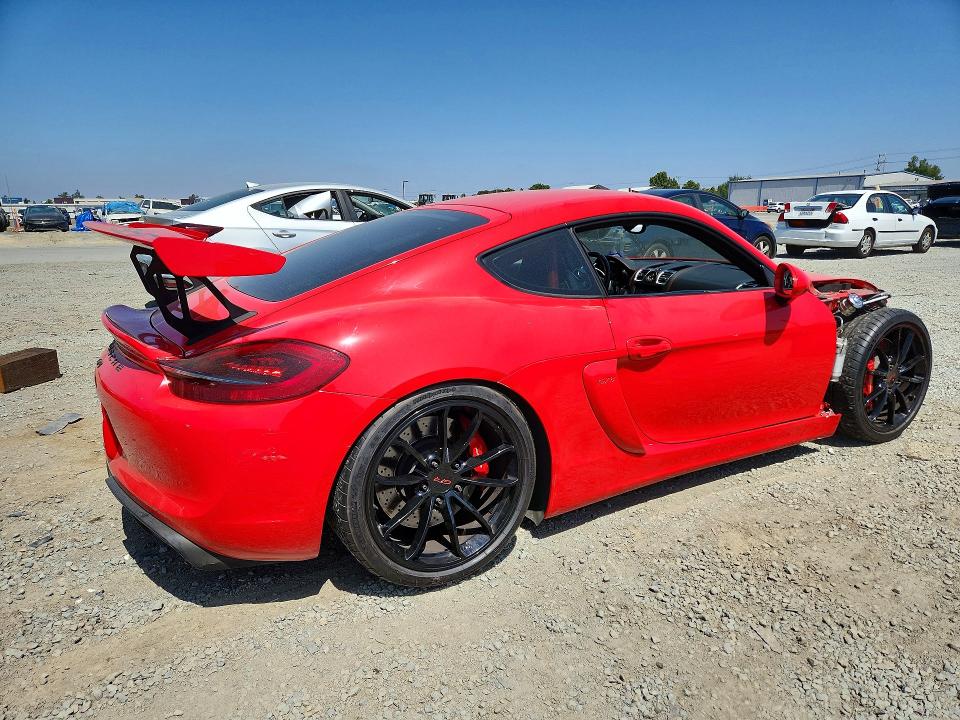 Photo 3 from auction – 2016 PORSCHE CAYMAN with VIN WP0AC2A82GK192399