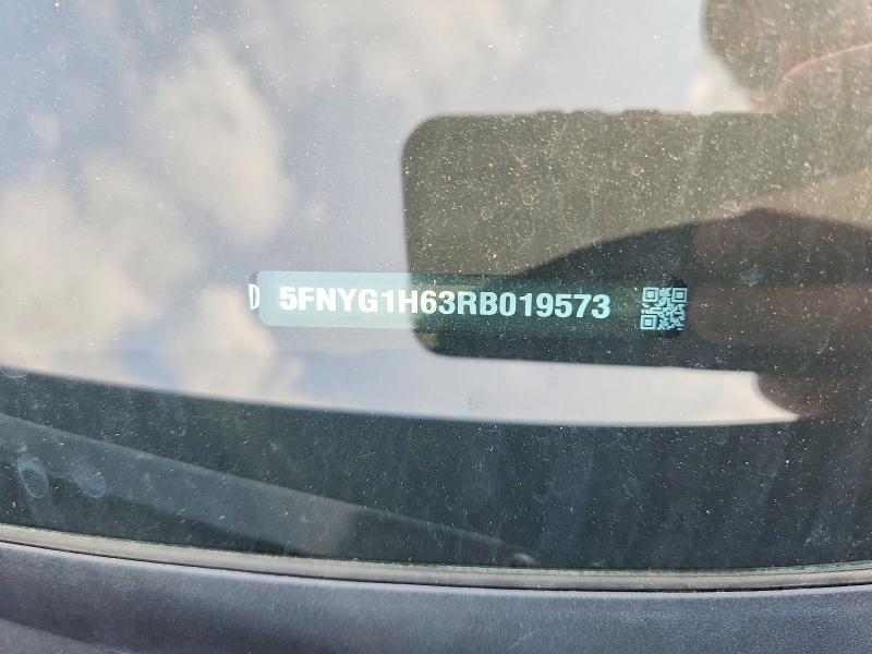 Photo 14 from auction – 2024 HONDA PILOT with VIN 5FNYG1H63RB019573