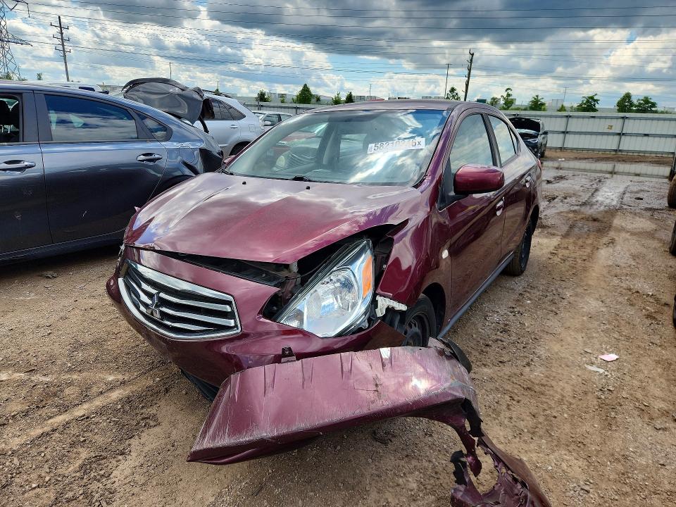 MITSUBISHI MIRAGE 2019 with VIN ML32F3FJ1KHF14491 - Photo from auction