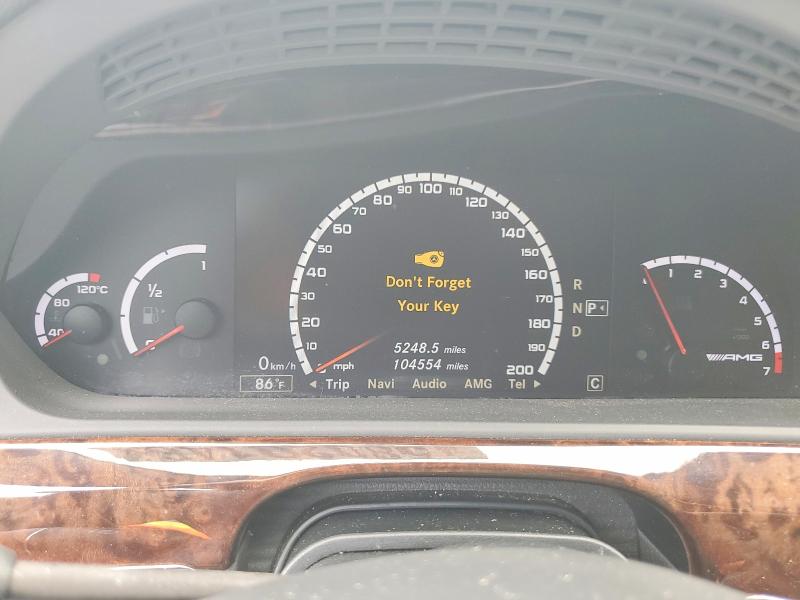 Photo 9 from auction – 2011 MERCEDES-BENZ S with VIN WDDNG7EB2BA372365