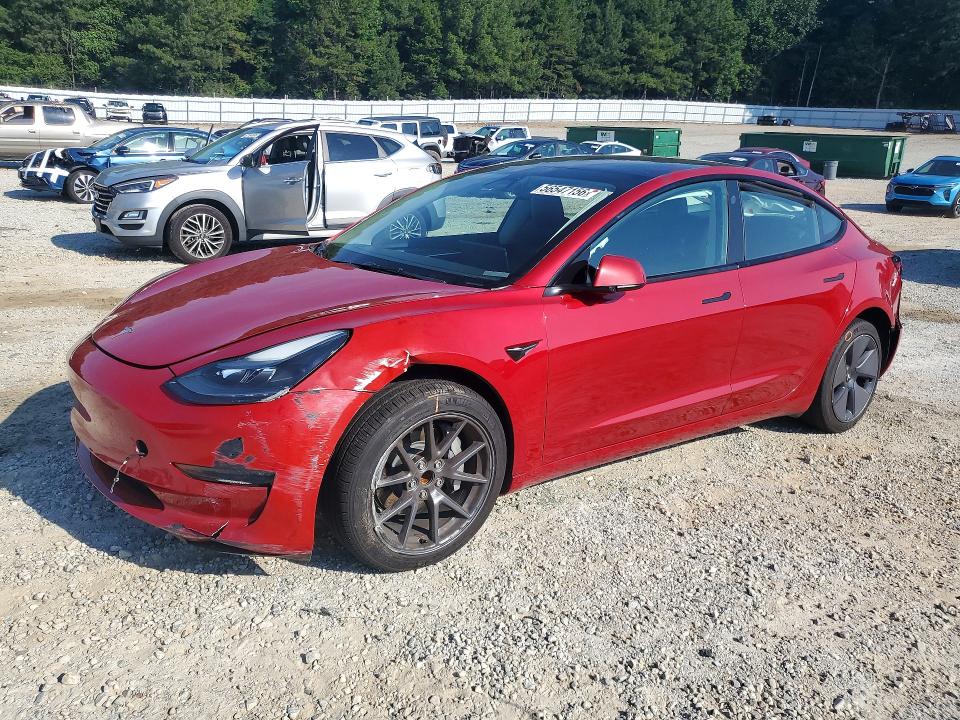 TESLA MODEL 3 2023 with VIN 5YJ3E1EA0PF476203 - Photo from auction