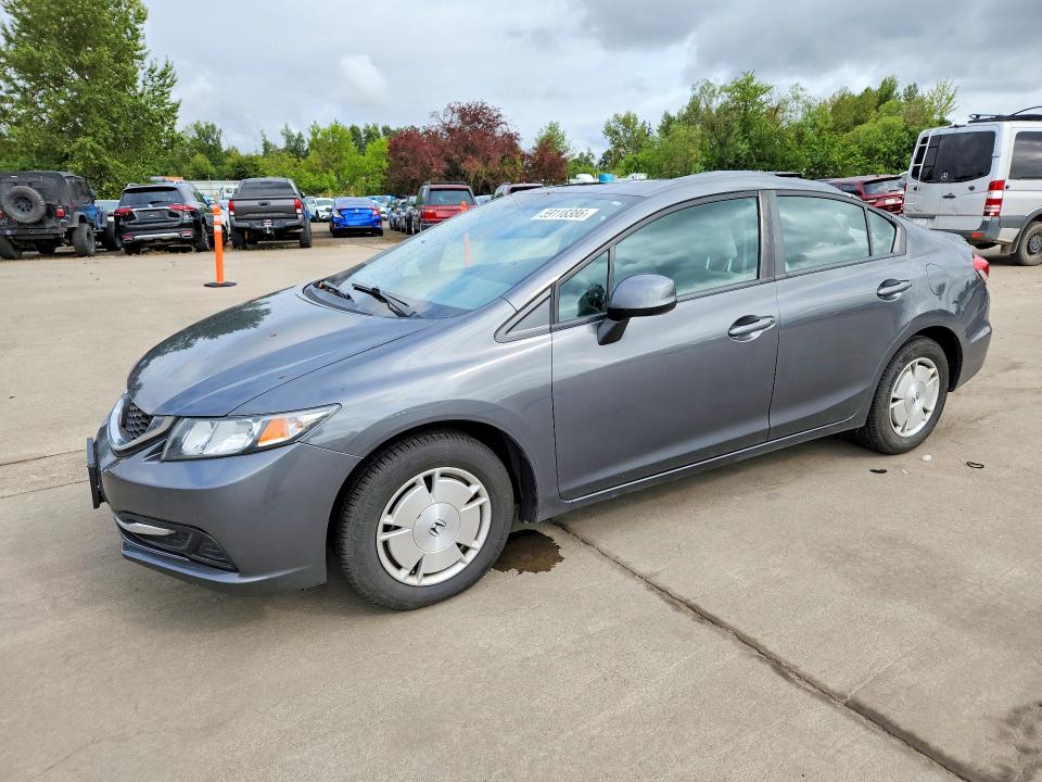 HONDA CIVIC 2013 with VIN 2HGFB2F63DH533586 - Photo from auction