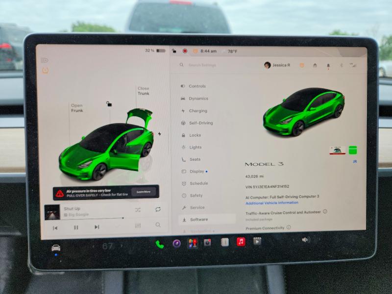 Photo 9 from auction – 2022 TESLA MODEL 3 with VIN 5YJ3E1EA4NF314152
