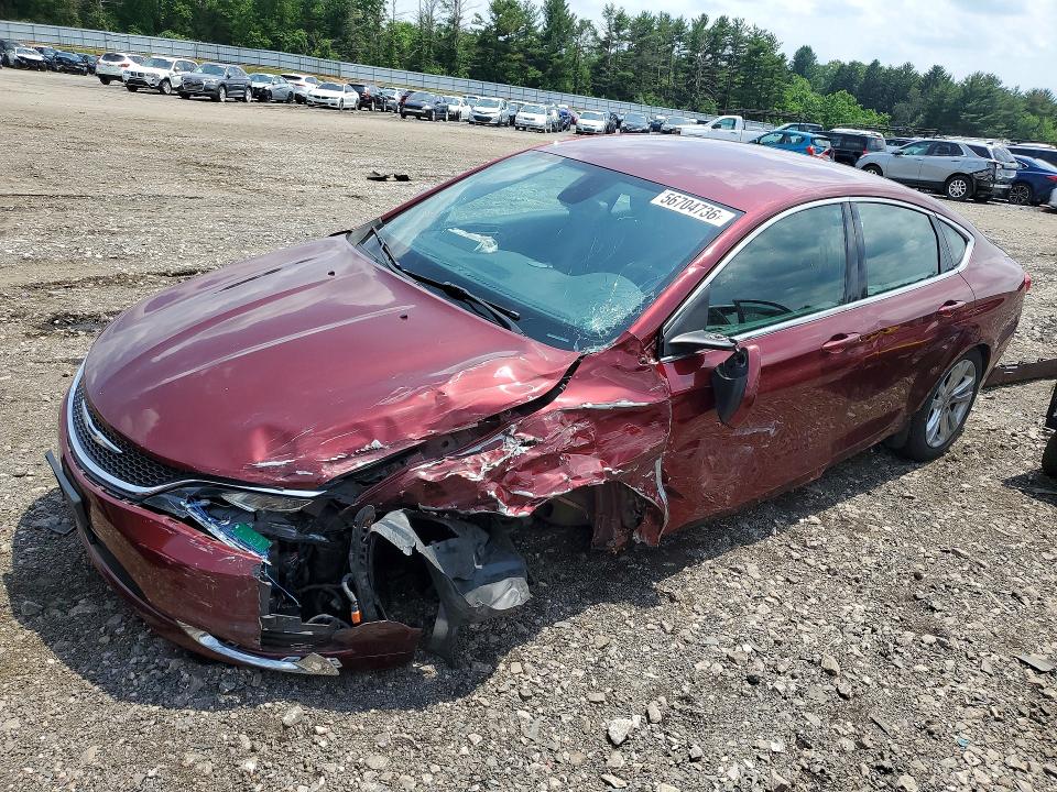 CHRYSLER 200 2015 with VIN 1C3CCCAB0FN662621 - Photo from auction