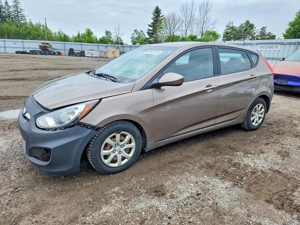 HYUNDAI ACCENT 2013 with VIN KMHCT5AE3DU078858 - Photo from auction
