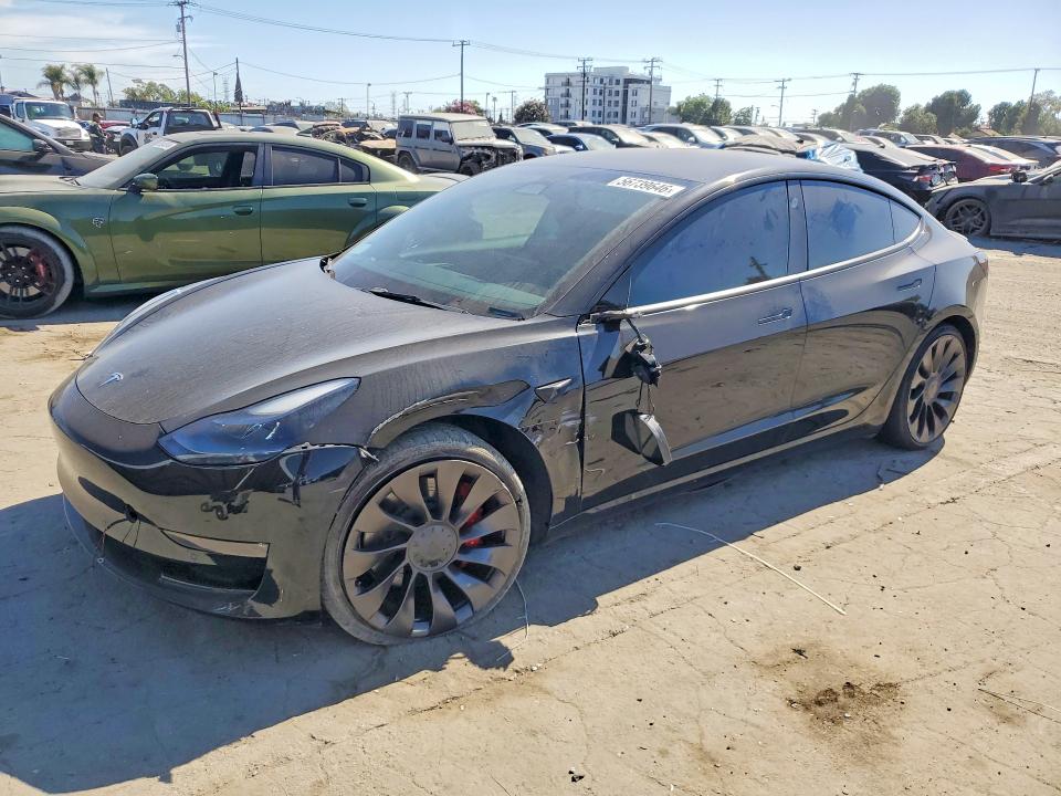 TESLA MODEL 3 2022 with VIN 5YJ3E1EC9NF276645 - Photo from auction