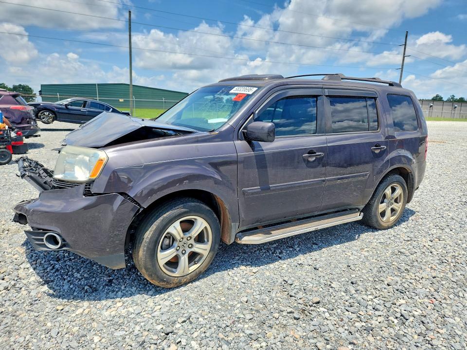 HONDA PILOT 2013 with VIN 5FNYF3H55DB031951 - Photo from auction