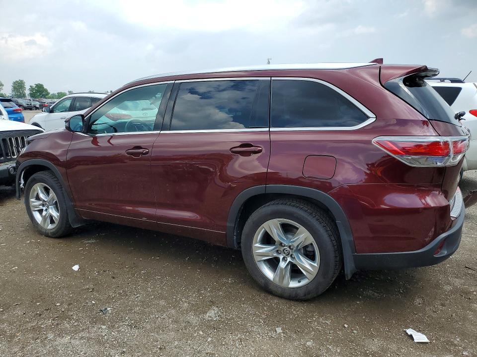 Foto 2 de la subasta – 2016 TOYOTA HIGHLANDER con VIN 5TDDKRFHXGS226230