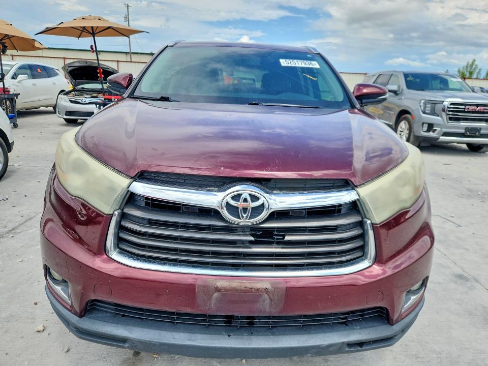 Photo 5 from auction – 2016 TOYOTA HIGHLANDER with VIN 5TDYKRFH9GS153739