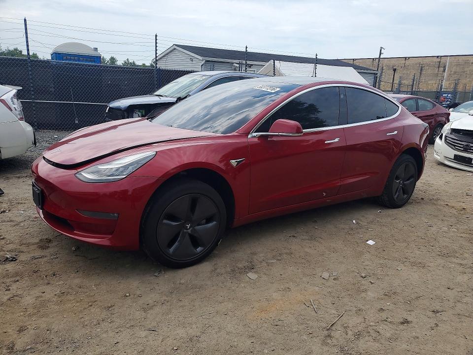 TESLA MODEL 3 2019 with VIN 5YJ3E1EB7KF496739 - Photo from auction