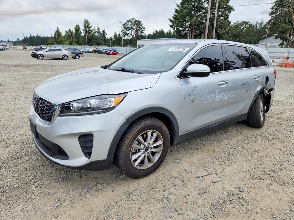 KIA SORENTO 2019 with VIN 5XYPGDA50KG463099 - Photo from auction