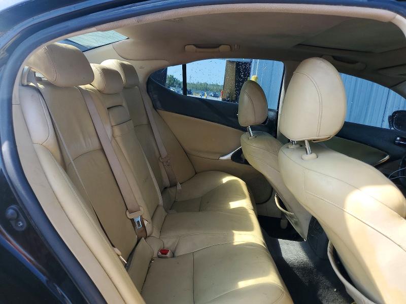Photo 10 from auction – 2008 LEXUS IS with VIN JTHBK262885060905