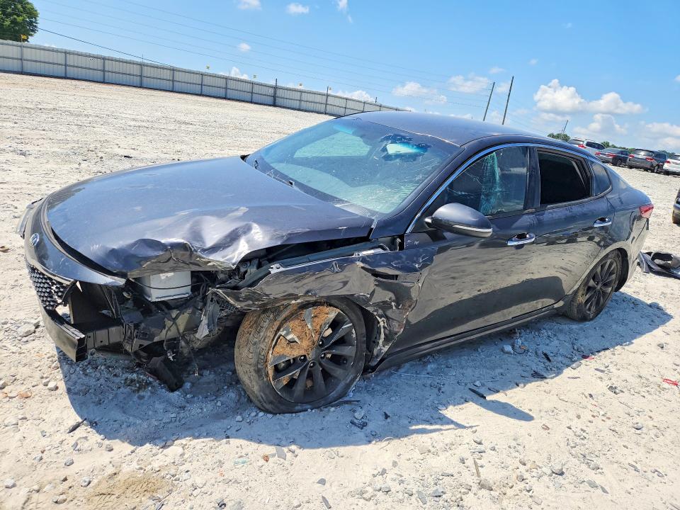 KIA OPTIMA 2018 with VIN 5XXGU4L33JG211046 - Photo from auction