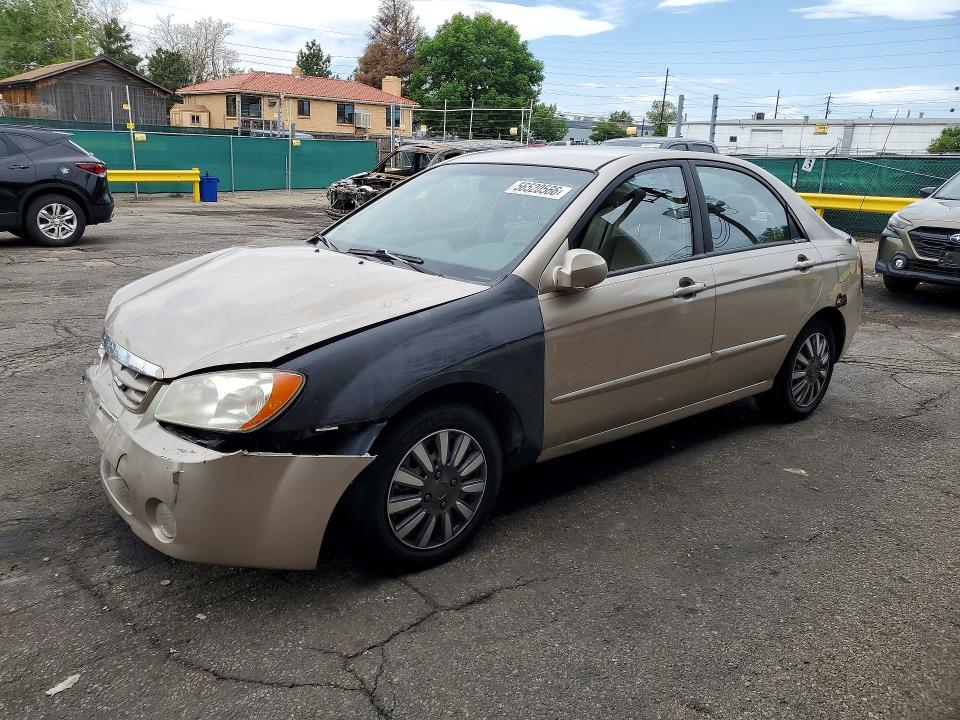 KIA SPECTRA 2004 with VIN KNAFE121345060335 - Photo from auction