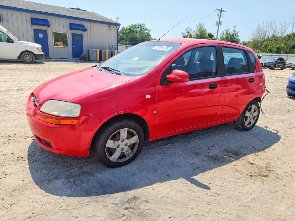 Photo 1 from auction – 2007 CHEVROLET AVEO with VIN KL1TD666X7B731122