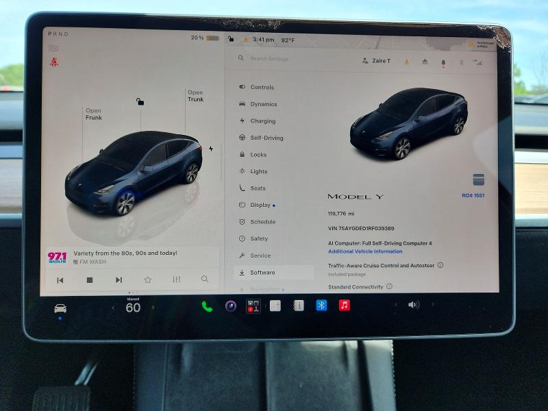 Zdjęcie 9 z aukcji – 2024 TESLA MODEL Y z VIN 7SAYGDED1RF039389