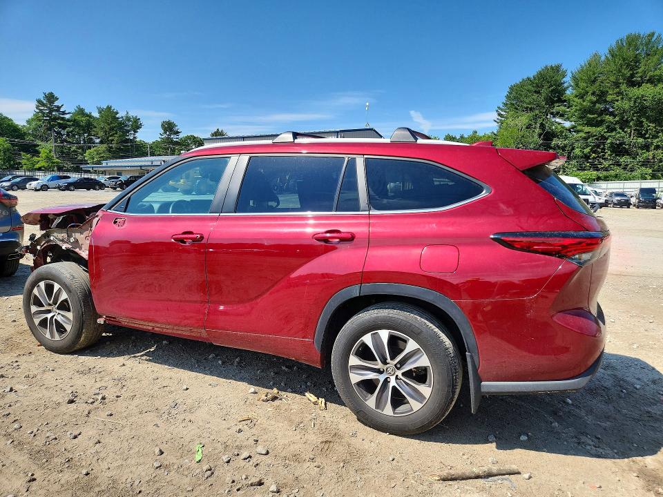 Photo 2 from auction – 2023 TOYOTA HIGHLANDER with VIN 5TDKDRBH7PS028423
