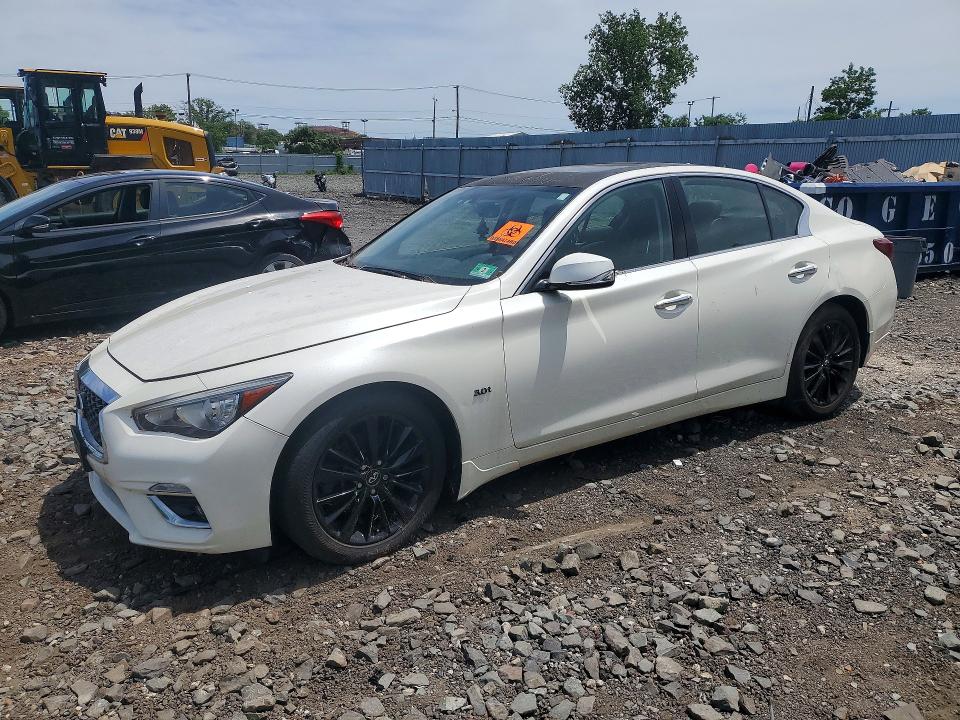 INFINITI Q50 2018 with VIN JN1EV7AR8JM438520 - Photo from auction