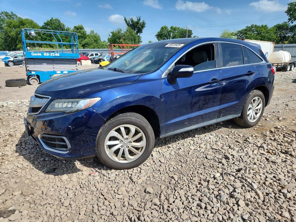 ACURA RDX 2017 with VIN 5J8TB4H54HL019161 - Photo from auction