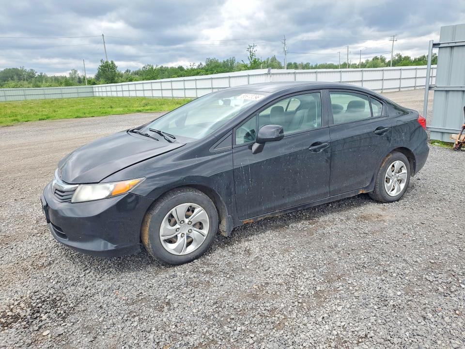 HONDA CIVIC 2012 with VIN 2HGFB2F4XCH101221 - Photo from auction