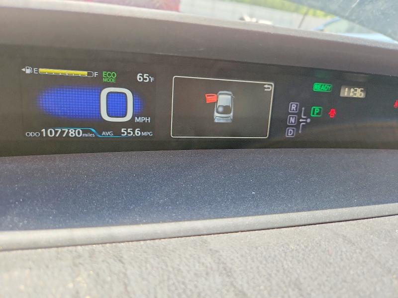 Photo 9 from auction – 2016 TOYOTA PRIUS with VIN JTDKARFU2G3020201