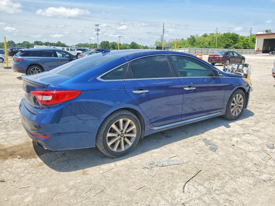 Photo 3 from auction – 2017 HYUNDAI SONATA with VIN 5NPE34AF3HH502345
