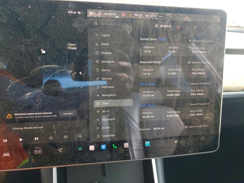 Photo 9 from auction – 2020 TESLA MODEL 3 with VIN 5YJ3E1EC2LF602945