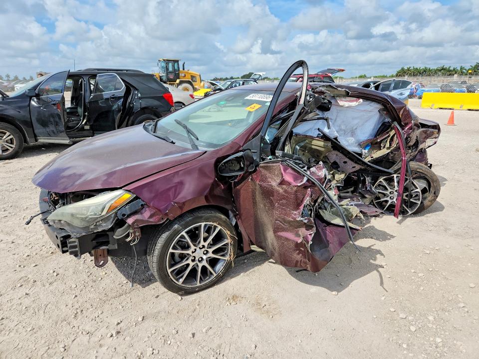 TOYOTA COROLLA 2017 with VIN 5YFBURHE3HP606539 - Photo from auction