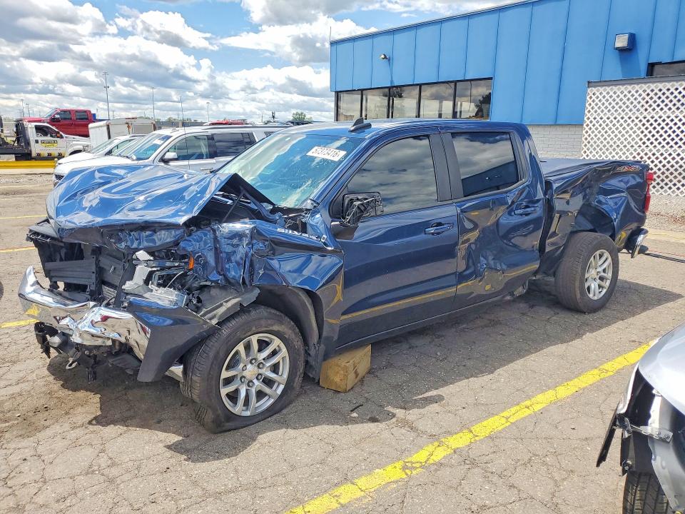 CHEVROLET SILVERADO 2021 with VIN 1GCPYJEK7MZ349598 - Photo from auction