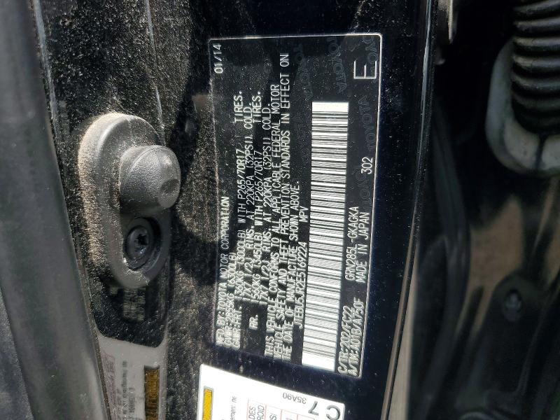 Photo 14 from auction – 2014 TOYOTA 4RUNNER with VIN JTEBU5JR2E5169224
