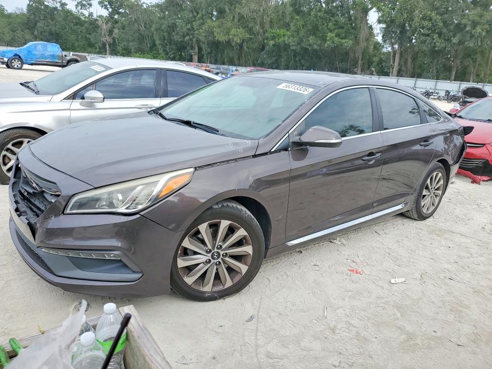 HYUNDAI SONATA 2017 with VIN 5NPE34AF5HH480512 - Photo from auction
