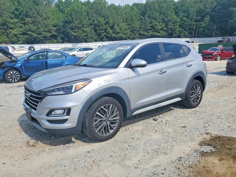 HYUNDAI TUCSON 2020 with VIN KM8J33AL2LU136791 - Photo from auction