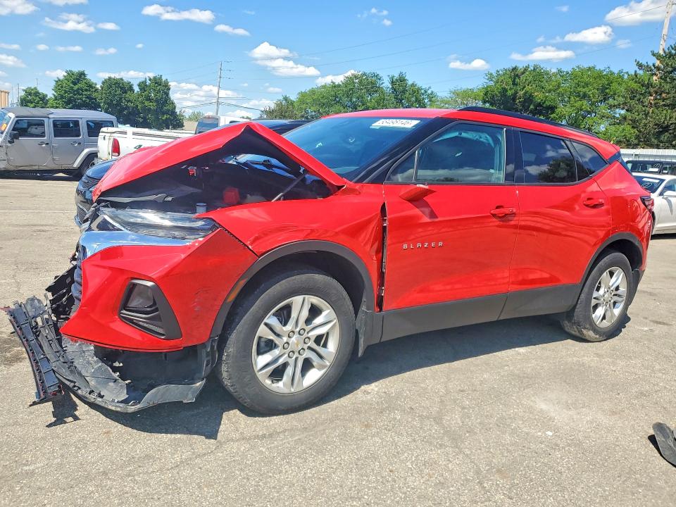 CHEVROLET BLAZER 2021 с VIN 3GNKBCR4XMS554341 - Снимка от търг