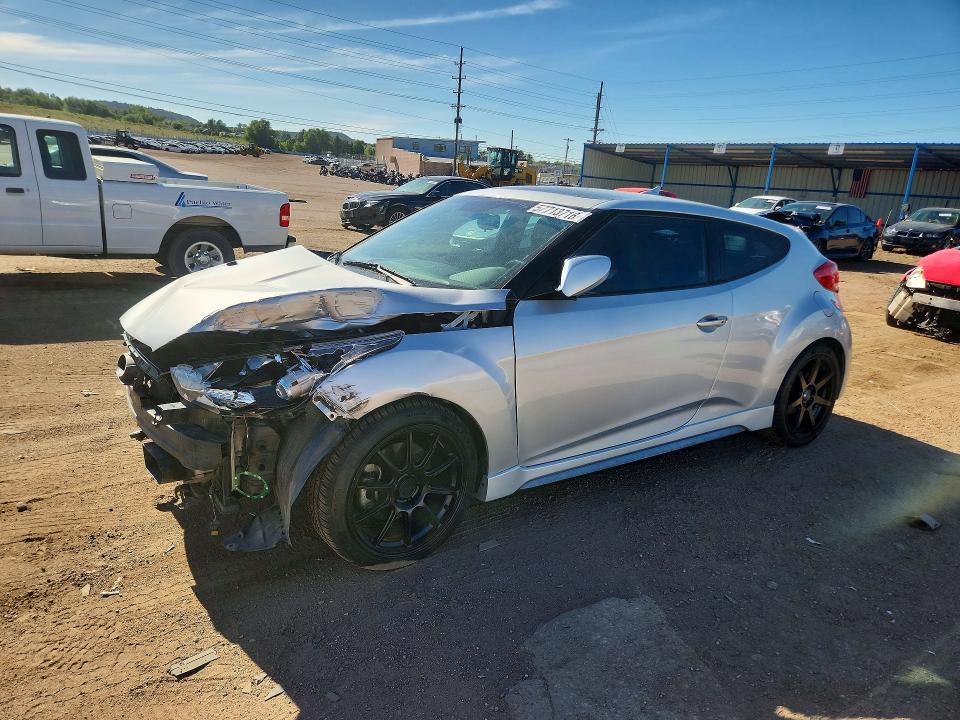 HYUNDAI VELOSTER 2015 with VIN KMHTC6AE8FU227466 - Photo from auction