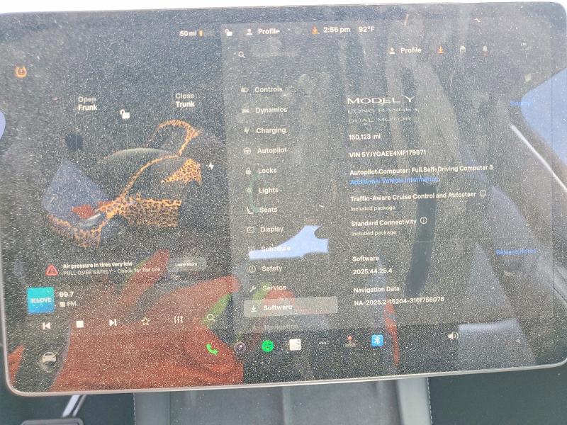 Photo 9 from auction – 2021 TESLA MODEL Y with VIN 5YJYGAEE4MF179871