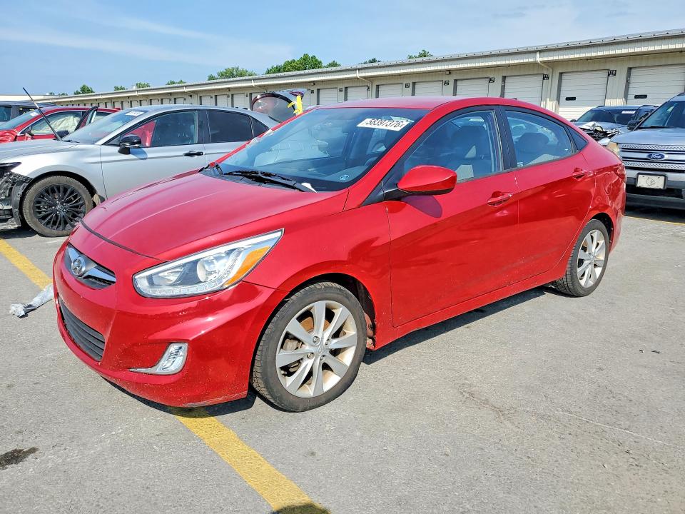 HYUNDAI ACCENT 2014 with VIN KMHCU4AE9EU753265 - Photo from auction