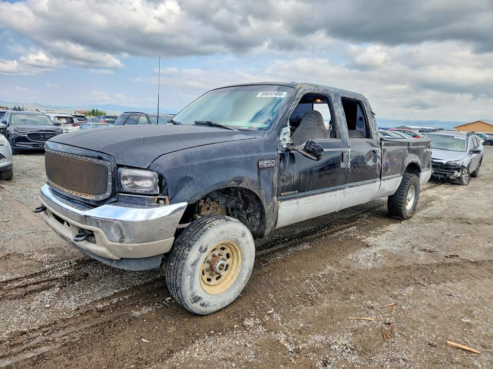 FORD F250 2000 with VIN 1FTNW21F2YED21331 - Photo from auction